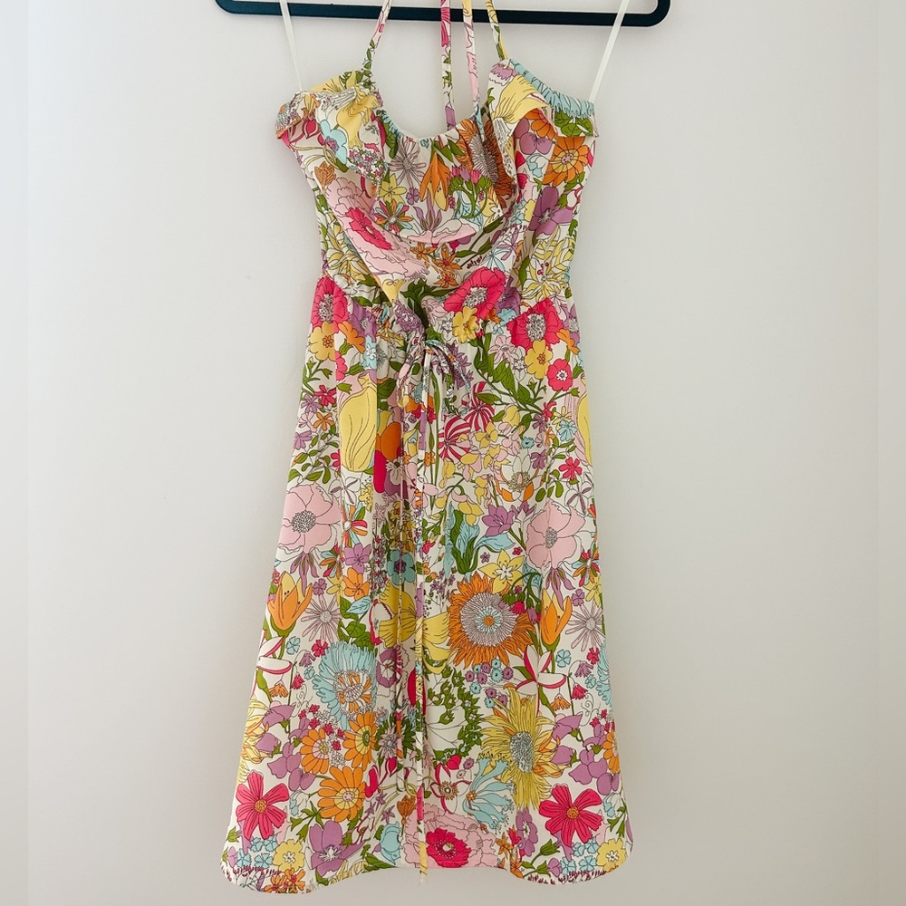 Floral Halter Dress